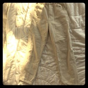 Cream Brandy Melville Painter Pants